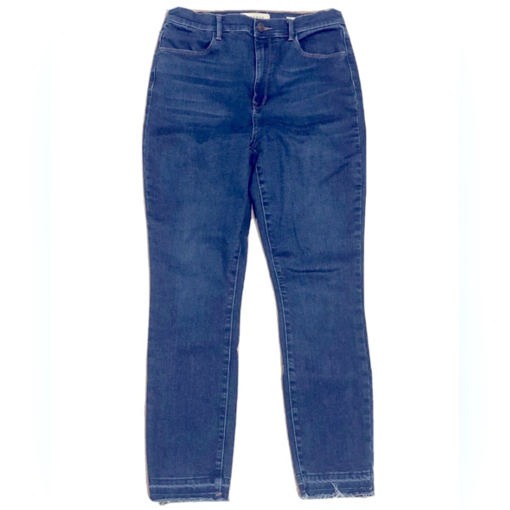 PACSUN medium dark blue raw hem Jeans